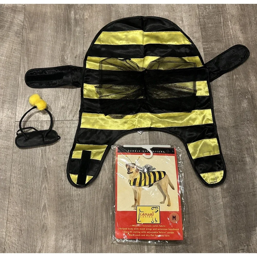 Casual Canine Bumble Bee Dog Halloween Costume‎ Medium 13